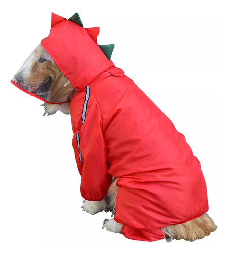 Capa De Chuva Para Cães Grandes, Roupas Impermeáveis 0