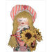 Artesand Muñeca Decorativa Con Girasoles Estilo Country 32 Cm 1