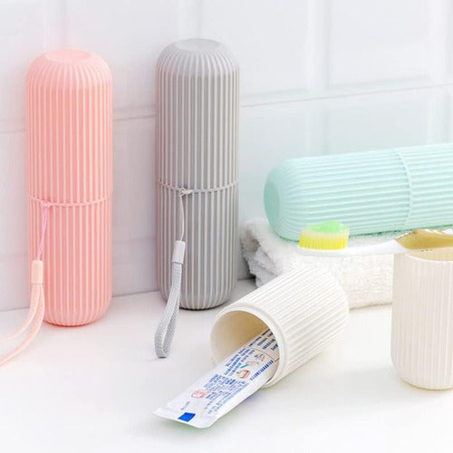 ALVY STORE Travel Toothbrush Case Plastic Pastel Color 7