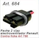 Portafich Ficha Conector 2 Vias Electroventilador Renault 0