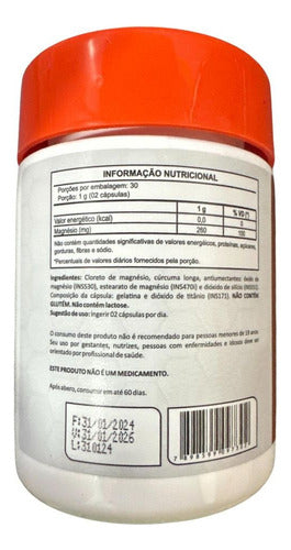 Floral Ervas do Brasil Curcuma + Magnesium 60 Capsules 1