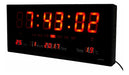 ULI JANUIOT Digital LED Wall Clock Alarm Calendar Temp 36cm 0