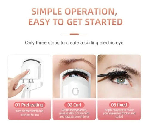 Beautifull Regalos Portable Rechargeable Electric Eyelash Curler 6