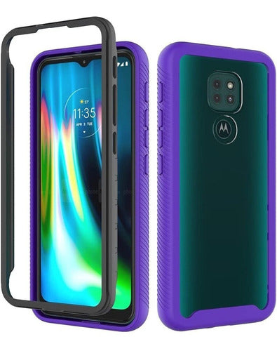 Shockproof Case for Moto G9 Play / E7 Plus - Purple 0