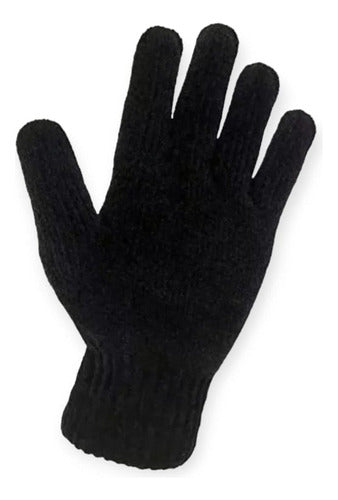 Guantes Magicos Negros Lisos Unisex Adult0 0