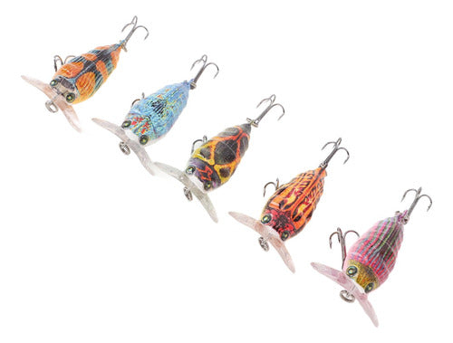 Swimbait Fishing Bait Cicada Atrai A Vida Como Um Conjunto D 5