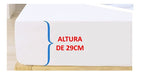 Cubre Colchón Impermeable Funda Protectora De 1 Plaza Y 1/2 2