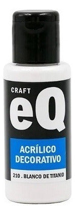 EQ Acrilico Decorativo Craft Blanco De Titanio 150cc 0