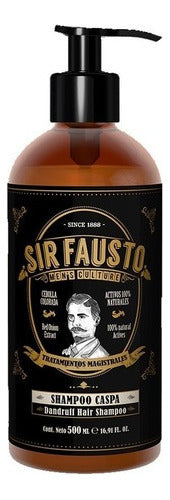 Sir Fausto Shampoo Caspa Mens Culture Activos Naturales 500ml 0