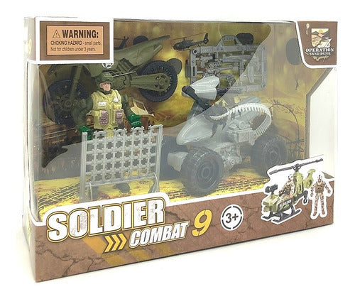 New Army Soldier Toy Set Military Kit for Kids 9
