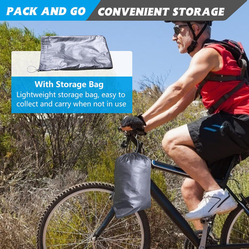 MOPHOTO Adult Bicycle Cover for Outdoors Storage 4