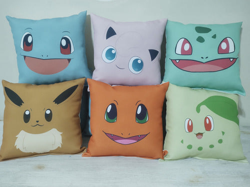 GalaxTee 10 Customizable Pokemon Cushions 30x30 0