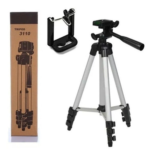 TF Tripod for Cameras and Cell Phones - Extensible to 1.02m 4