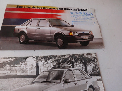 Ford Escort Classic Brochure Lot with Official Photo 4