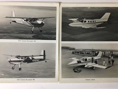 Colección 15 Fotografías Aviación Cesna Modelos 26x20 Cm 1