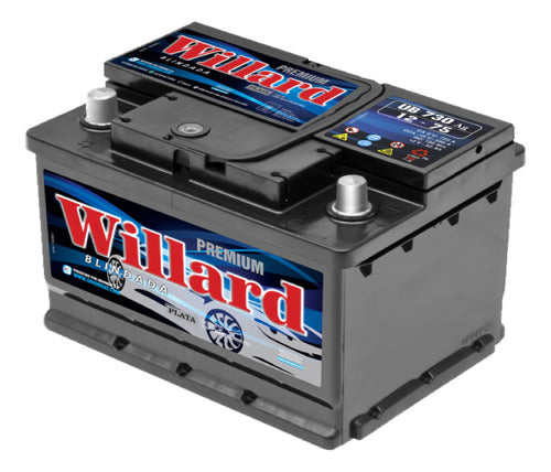 Williard Battery Chevrolet Aveo 2009 2010 2011 12x75 1