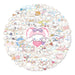 Stickers Cinnamoroll Calcomanías Papel Autoadhesivo X50 2