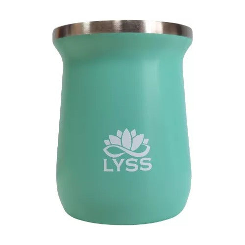 Lyss Mate Inox 260 Ml Frío Y Caliente Varios Colores Plaza V 4