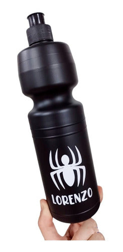 Spider-Man 11 Black Plastic Bottles Souvenirs 750cc 0