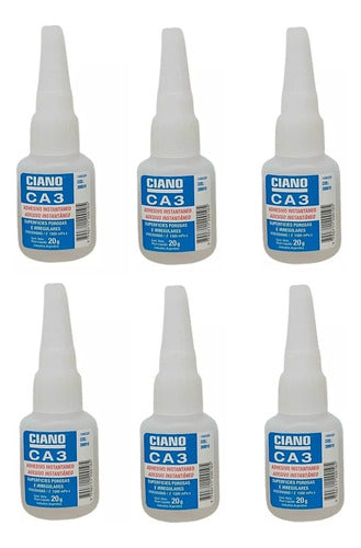 Ciano X6 Instantaneous Cyanoacrylate Adhesive Glue CA3 20g 0