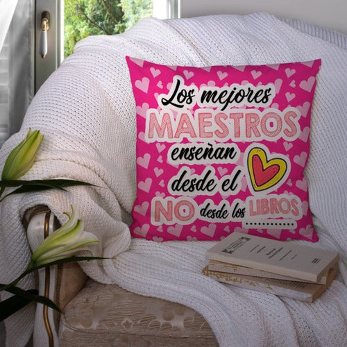 Diseños Plantillas Cojines Almohadones Día Del Maestro M18 0