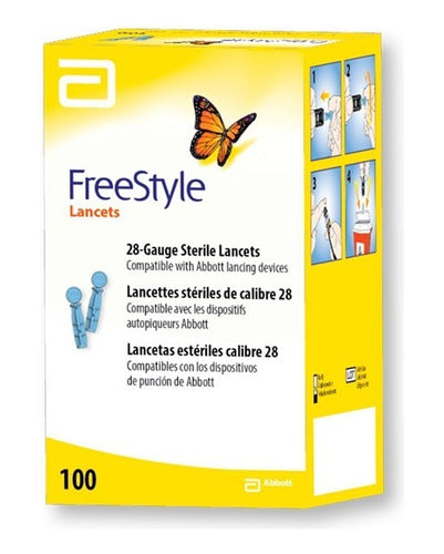 Freestyle Lancetas Optium X 100 0