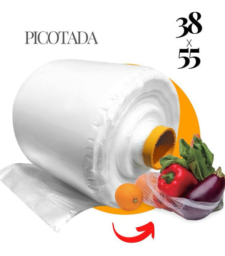 30 Un Bobina Saco Plastico Fundo Estrela Tamanho G Hortfruit 1