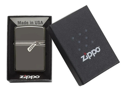 Zippo Zipped Modelo Original Garantia 28097 2