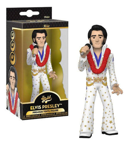 Funko Gold Elvis Presley Premium Vinyl Figure 13 Cm Replay 0