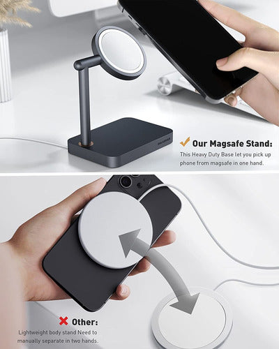 Desktop MagSafe Phone Stand - Gray 2