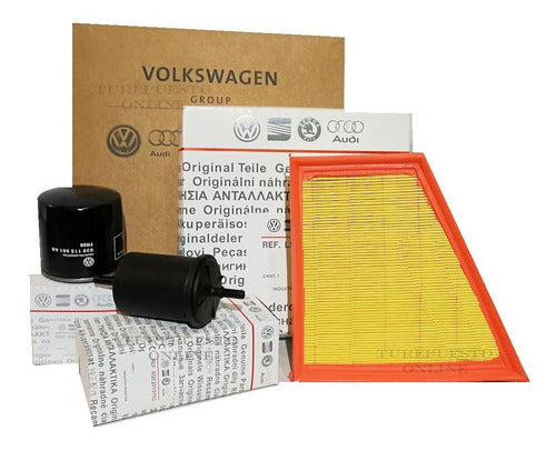 Original VW Gol Trend MSI 8v Air Oil Fuel Filters Kit 0
