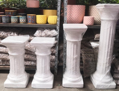 Columna De Cemento Deco Pedestales Barandas 80 Cm 1