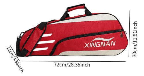 Bolsa Para Raquete De Badminton, Bolsa Para Tênis, Vermelho 1