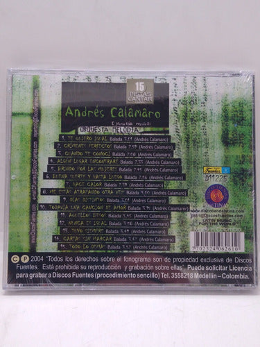 15 Pistas Karaoke Andrés Calamaro Cd Nuevo 1