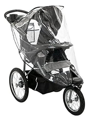 Nuby Jogging Stroller Weather Shield, Cubierta Transparente 0