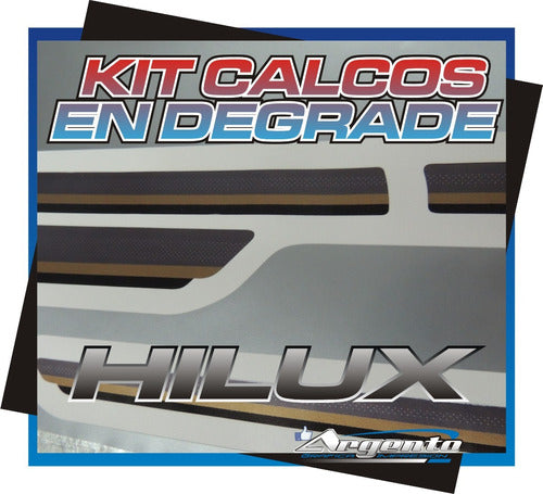 Franjas Laterales Toyota Hilux Srv 2005 Calcos LG 6