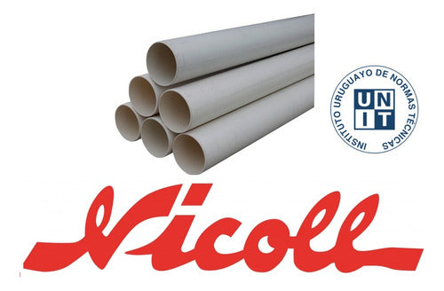 Nicoll Approved PVC Pipe 110mm 3.2mm Bel-la 1