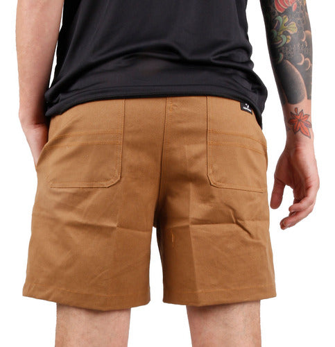 Converse Short Hombre Plant Twill Marron 3