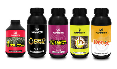 Namaste Gold Flora Fertilizer pH Reducer Detox 500ml Trico+ 250ml 0