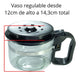 Adjustable Universal Glass Coffee Carafe Jar Cup Tall Lid 2