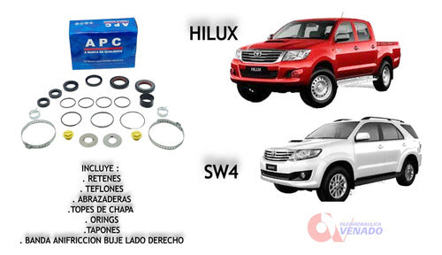 Kit Reparacion  Direccion Hidraulica Toyota Hilux Sw4 05-15 1