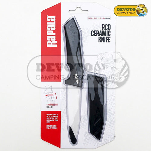 Rapala Ceramic Knife with Compression Case for Fishing 1