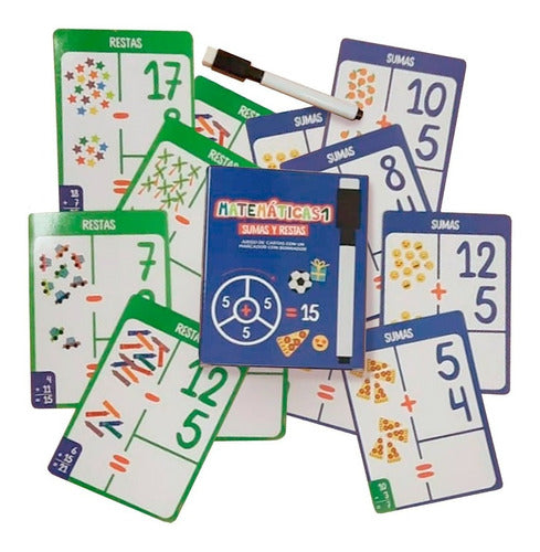 Barco de Papel Juegos De Cartas Didácticas Matemáticas Sumas Y Restas 1