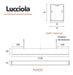 Linear Profile Pendant Light 25W 1132mm Tasso Led Lucciola 1