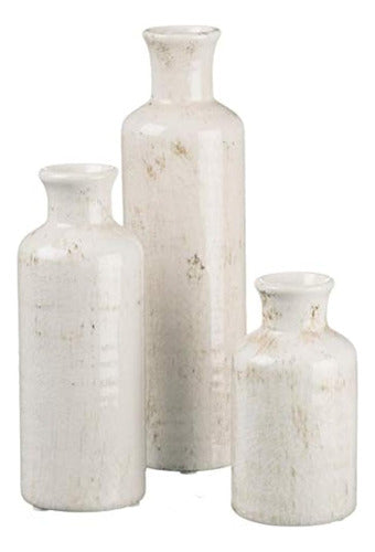 Sullivans Ceramic Vase Set - 3 Small Vases 0