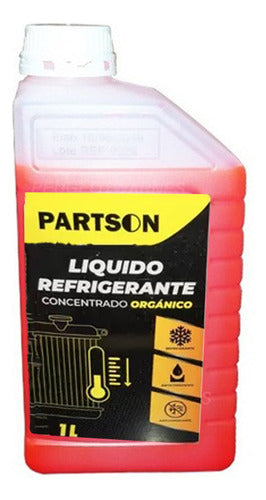 PARTOSN Liquido Refrigerante Voyage Rojo 1 Litro Organico 0