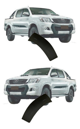 Toyota Fenders Moldura Paragolpe Delantero T Hilux 2012/2015 El Par 0