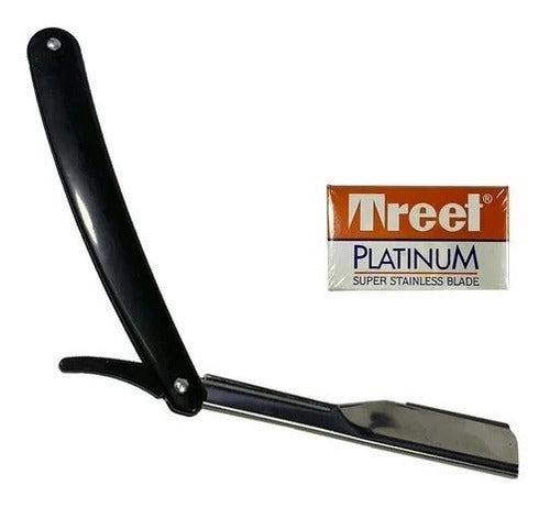 Barbershop Hairdressing Combo: Scissors + Razor + Cutting Cape, Etc 4