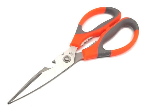 Multi-Function Kitchen Scissors with Ac/Inox - Chicken & Vegetables Cutter with Bottle Opener 12