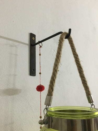 Set of 4 Hanging Pot Support Brackets for Indoor Gardens 2